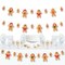 Big Dot of Happiness Gingerbread Christmas - Gingerbread Man Holiday Party DIY Decorations - Clothespin Garland Banner - 44 Pc